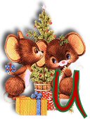 Plaatjes Kerst alfabet 