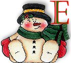 Plaatjes Kerst alfabet 