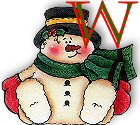 Plaatjes Kerst alfabet 