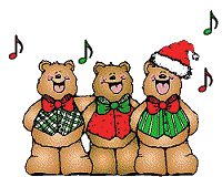 Plaatjes Kerst dieren Kerstberen Kerstlied Zingen
