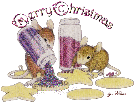 Plaatjes Kerst glitter 