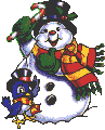 Plaatjes Kerst sneeuwman 