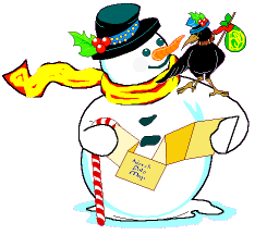 Plaatjes Kerst sneeuwman 