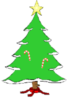 Plaatjes Kerstbomen Vrolijke Kerstboom Met Gele Sterk