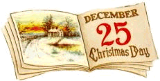 Plaatjes Kerstgastenboek Calender Met Foto En De Datum 25 December 