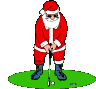 Kerstmannen Plaatjes Kerstman Golf
