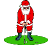 Kerstmannen Plaatjes Kerstman Golf