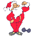 Kerstmannen Plaatjes Kerstman Bodybuilder