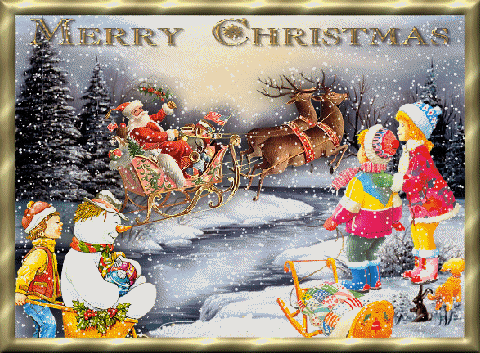 Kerstmannen Plaatje » Animaatjes.nl