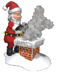 Kerstmannen Plaatjes Kerstman Verwarmen Schoorsteen