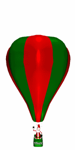Kerstmannen Plaatjes Kerstman Luchtballon