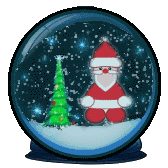 Kerstmannen Plaatjes Kerstman Sneeuwbol Globe