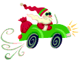 Kerstmannen Plaatjes Kerstman In Auto
