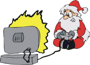 Kerstmannen Plaatjes Kerstman En Pc Brand