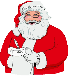 Kerstmannen Plaatjes Kerstman Met Verlanglijstje