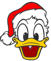 Plaatjes Kerstmet disney Kerst Disney Donald Duck