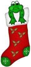 Plaatjes Kerstsokken Kikker In Kerstsok