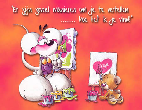 Onwijs Kusjes Knuffels Plaatjes en Animatie GIFs » Animaatjes.nl DS-13