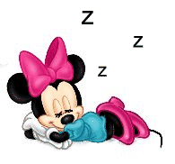 Plaatjes Mickey minnie mouse Mini Mouse Ligt Te Slapen