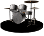 Muziek Plaatjes Bewegend Drumstel