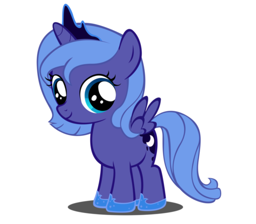 Plaatjes My little pony Veulen Luna