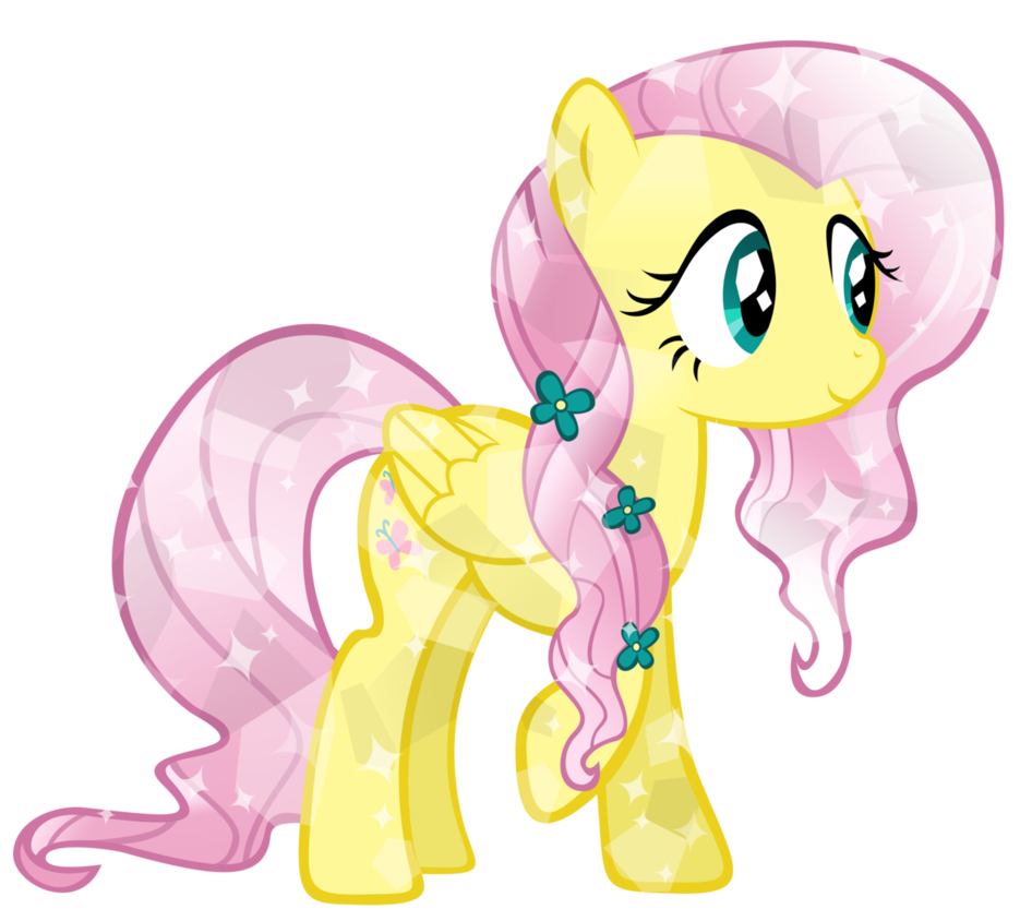 Plaatjes My little pony Kristal Fluttershy