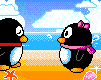 Pinguins Plaatjes Pinguin Krijgt Mep Van Meisje