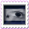 Plaatjes Postzegels Zwart-Wit Oog