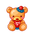 Plaatjes Schattige teddyberen Schattige Teddybeer Met Hoedje En Hartje Love U