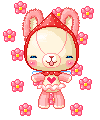 Plaatjes Schattige teddyberen Schattige Teddybeer Met Kapje Tussen Bloemen