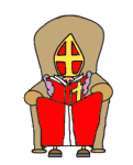 Sinterklaas Plaatjes Boek Van Sinterklaas Sint In Zetel