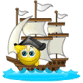 Plaatjes Smilies Piratenschip Piraat