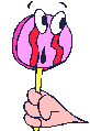 Snoep Plaatjes Verbaasde Lolly