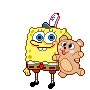 Spongebob Plaatjes Spongebob Met Zijn Teddybeer