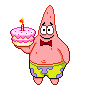 Spongebob Plaatjes Patrick Die Een Taart In Zijn Onderbroek Stopt