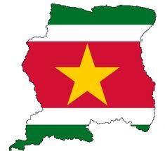 Plaatjes Suriname Suriname Kaart Met Vlag