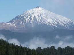 Plaatjes Tenerife Teide In Sneeuw