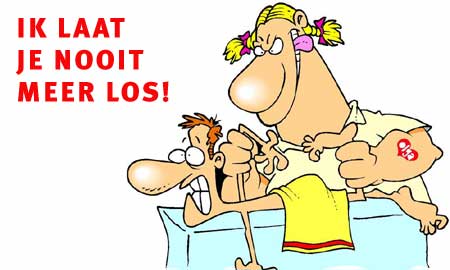 Gemischtrassiger Schamlippen Cartoon Massage