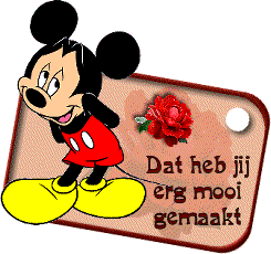 Plaatjes Text animaties Complimenten Dat Heb Jij Erg Mooi Gemaakt Mickey Mouse