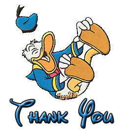 Plaatjes Thank you Donald Duck Thank You