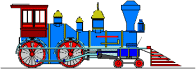 Treinen Plaatjes Locomotief Blauw