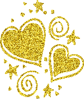 Valentijn Plaatjes Gouden Glitter Hart Valentijn