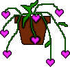 Valentijn Plaatjes Bloempot Met Hartjes Valentijn