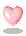Valentijn Plaatjes Mini Hart Roze Valentijn