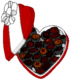 Valentijn Plaatjes Bon Bons In Harten Doos
