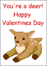 Valentijn Plaatjes Youre A Deer Happy Valentines Day
