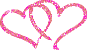 Valentijn Plaatjes Glitter Harten Roze