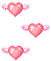 Valentijn Plaatjes Roze Bewegende Hartjes Met Vleugels Valentijn