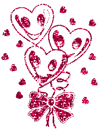 Valentijn Plaatjes Rode Hartjes Glitter Ballonnen