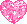 Valentijn Plaatjes Rose Glitter Hart Mini